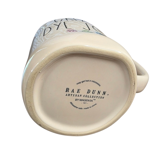 🐣 RAE DUNN "Great Dye Job" Mug – Easter Spring Pastel Eggs – Pink Interior - Picture 5 of 5